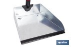 Recogedor metálico | Chapa galvanizada | Palo de rosca incluido | Durabilidad y limpieza profesional | Medidas: 83 x 24 cm - Cofan