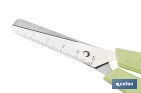 Tijeras escolares con punta redonda | Inlcuye escala de medición | Ideal para niños y tareas escolares | Longitud: 13,3 cm - Cofan