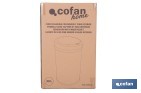 Cubo de basura con sensor de movimiento | Apertura automática y cubo interior extraíble | Disponible en diferentes colores y capacidades - Cofan