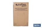 Cubo de basura con sensor de movimiento | Apertura automática y cubo interior extraíble | Disponible en diferentes colores y capacidades - Cofan