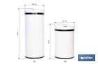 Cubo de basura con sensor de movimiento | Apertura automática y cubo interior extraíble | Disponible en diferentes colores y capacidades - Cofan