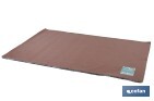 Felpudo de entrada con círculos | Material resistente | Base antideslizante | Adecuado para interior y exterior | Medidas: 50 x 70 cm - Cofan
