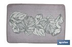 FELPUDO ENTRADA CASA | ADECUADO PARA INTERIOR Y EXTERIOR | MATERIAL RESISTENTE | ANTIDESLIZANTE | DISEÑO CON HOJAS DE MONSTERA | MEDIDAS: 50 X 70 CM
