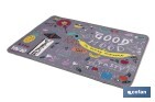 Felpudo antideslizante para entrada casa | Adecuado para interior y exterior | Material resistente | Diseño Good Mood | Medidas: 50 x 70 cm - Cofan
