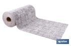 ROLLO DE ALFOMBRA VINÍLICA PARA INTERIOR | DISEÑO JASPEADO EN COLOR GRIS MARENGO | IMPERMEABLE Y DE FÁCIL LIMPIEZA