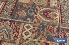 Rollo de alfombra vinílica para interior | Diseño con estampado de Oriente | Impermeable y de fácil limpieza - Cofan