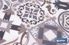 Rollo de alfombra vinílica semirrígida de impresión digital: Mosaicos cerámicos | Resistente para suelos interiores y exteriores cubiertos - Cofan