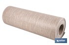 Rollo de alfombra vinílica semirrígida de impresión digital | Estampado jaspeado en beige | Resistente para suelos interiores y exteriores cubiertos - Cofan