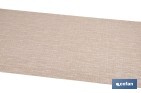 Rollo de alfombra vinílica semirrígida de impresión digital | Estampado jaspeado en beige | Resistente para suelos interiores y exteriores cubiertos - Cofan