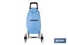 Carro de la compra con 6 ruedas | Diseño plegable | Sube escaleras | Bolsa de 42 litros | Bolsillo para congelados | Disponible en varios colores - Cofan