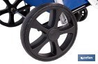 Carro de la compra plegable con 6 ruedas | Chasis de aluminio | Bolsa de 53 litros | Bolsillo para congelados | Mango ajustable | Disponible en varios colores - Cofan