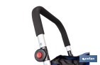 Carro de la compra plegable con 6 ruedas | Chasis de aluminio | Bolsa de 53 litros | Bolsillo para congelados | Mango ajustable | Disponible en varios colores - Cofan