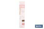 Ambientador de varillas | Aroma a fresas y nata | Difusor con varillas de ratán - Cofan