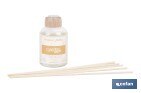 Ambientador de varillas | Aroma Malibú tropical | Difusor con varillas de ratán - Cofan