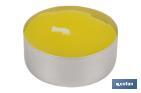 Pack de 30 velas Tea Light de citronela amarillas | Más de 4 horas de duración - Cofan
