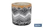 Velas Aromáticas de Citronela con aroma cítrico en recipiente decorativo | Duración de 35 horas - Cofan