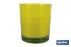 Velas Aromáticas de Citronela en Vasos de Colores | Protección Duradera durante 30 horas - Cofan