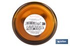 Vela aromática Cookie de 3 mechas | Cera de soja | Aroma a canela napolitana | Vaso de vidrio ámbar decorativo | Duración de combustión: 35 horas - Cofan