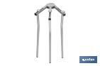 Trípode Regulable para Quemador de Paellero | Altura máxima: 72 cm - Cofan