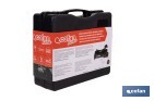 Hornillo de gas portátil | Material: acero | Encendido piezoeléctrico | Boquilla universal | Ideal para camping, excursiones y uso en exteriores - Cofan