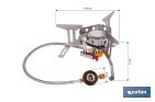 Hornillo de gas portátil y plegable con 3500W | Camping, senderismo y picnic - Cofan