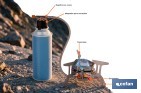 Hornillo de gas portátil y plegable con 3500W | Camping, senderismo y picnic - Cofan