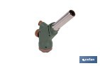 Soplete de gas piezoeléctrico | Potencia: 1,1 kW | Compatible con cartuchos de gas de 220 g | Ideal para cocina, soldadura y bricolaje - Cofan