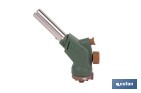 SOPLETE DE GAS PIEZOELÉCTRICO | POTENCIA: 1,1 KW | COMPATIBLE CON CARTUCHOS DE GAS DE 220 G | IDEAL PARA COCINA, SOLDADURA Y BRICOLAJE