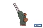 Soplete de gas piezoeléctrico | Potencia: 1,1 kW | Compatible con cartuchos de gas de 220 g | Ideal para cocina, soldadura y bricolaje - Cofan