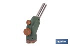 Soplete de gas piezoeléctrico | Potencia: 1,1 kW | Compatible con cartuchos de gas de 220 g | Ideal para cocina, soldadura y bricolaje - Cofan
