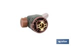 Soplete de gas piezoeléctrico | Potencia: 1,1 kW | Compatible con cartuchos de gas de 220 g | Ideal para cocina, soldadura y bricolaje - Cofan