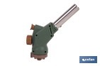 Soplete de gas piezoeléctrico | Potencia: 1,1 kW | Compatible con cartuchos de gas de 220 g | Ideal para cocina, soldadura y bricolaje - Cofan