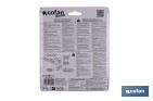 Soplete de gas piezoeléctrico | Potencia: 1,1 kW | Compatible con cartuchos de gas de 220 g | Ideal para cocina, soldadura y bricolaje - Cofan