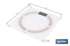 Báscula de baño digital inteligente | Análisis corporal completo | Báscula con Bluetooth y aplicación móvil | Pilas incluidas - Cofan
