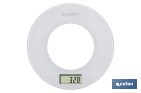 Báscula de cocina digital con cuenco transparente de 3,8 litros | Color: Gris | Alta precisión y diseño compacto - Cofan