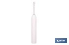 Cepillo de dientes eléctrico recargable | Color blanco con 3 modos de limpieza | Incluye 2 cabezales y estuche de viaje - Cofan