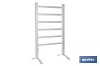 TOALLERO ELÉCTRICO DE ALUMINIO 100 W | RADIADOR SECATOALLAS DE PIE O PARED IP22 | MEDIDAS: 90 X 53 X 35,5 CM