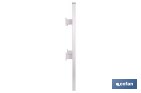 Toallero eléctrico de aluminio 100 W | Radiador secatoallas de pie o pared IP22 | Medidas: 90 x 53 x 35,5 cm - Cofan