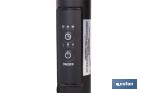 Toallero eléctrico negro mate | Con temporizador y 3 niveles de potencia | Potencia de 80 W y medidas 90 x 53 x 35,5 cm - Cofan