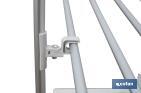 Tendedero eléctrico de torre | 4 ruedas con freno | 300 W de potencia | Tendedero portátil con secado rápido - Cofan