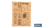 Calefactor cerámico industrial | Potencia: 2000 W | Diseño portátil | Termostato ajustable | Protección térmica - Cofan