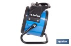 Calefactor cerámico industrial | Potencia: 2000 W | Diseño portátil | Termostato ajustable | Protección térmica - Cofan