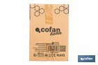Calefactor industrial | Potencia: 3000 W | Función ventilador | Termostato ajustable | Protección IP24 - Cofan