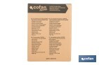 Calefactor industrial | Potencia: 3000 W | Función ventilador | Termostato ajustable | Protección IP24 - Cofan