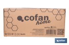 Calefactor de onda corta por infrarrojos | Potencia: 1500/3000 W | Protección IPX4 | Alta eficiencia para entornos de hasta 40 m2 - Cofan