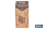 Calefactor de onda corta por infrarrojos | Potencia: 1500/3000 W | Protección IPX4 | Alta eficiencia para entornos de hasta 40 m2 - Cofan