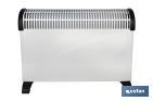 Convector con termostato regulable | Potencia: 750 / 1250 / 2000 W - Cofan