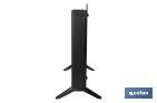 Convector radiante de panel de vidrio | Potencia: 1500 W | Mando a distancia | Control vía app | Compatible con asistente de voz | Temporizador 24 h - Cofan