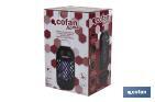 Lámpara LED antiinsectos | Potencia: 5 W | Descarga Eléctrica: 800-1000 V  | Área: 60 m² | Protégete contra los insectos - Cofan