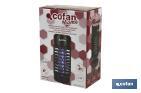 Lámpara LED antiinsectos con enchufe| Potencia: 3 W | Descarga Eléctrica: 1200 V | Área: 50 m² | Protégete contra los insectos - Cofan